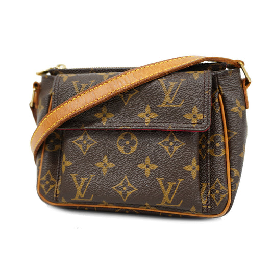 Louis Vuitton Monogram Viva Cite PM Shoulder Bag Brown
