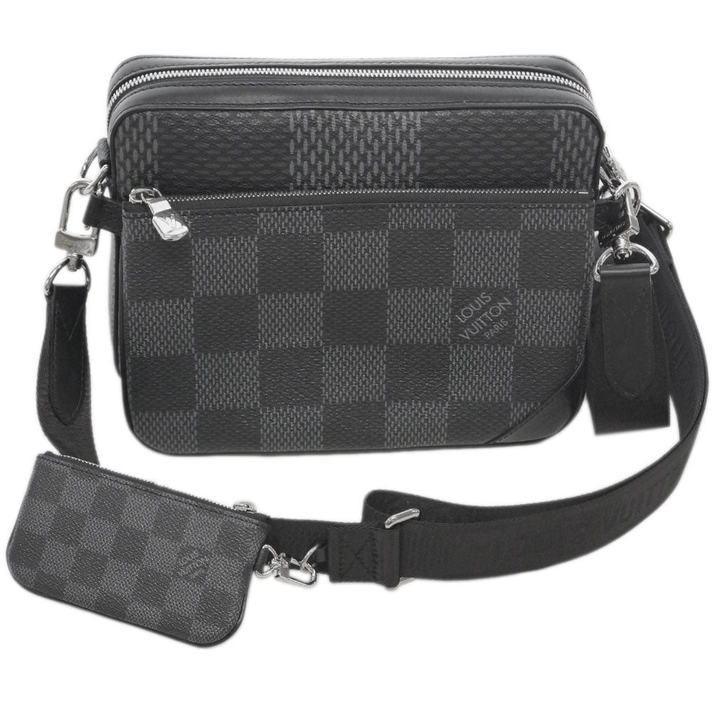 Louis Vuitton Damier Graphite 3D Messenger Shoulder Crossbody Bag