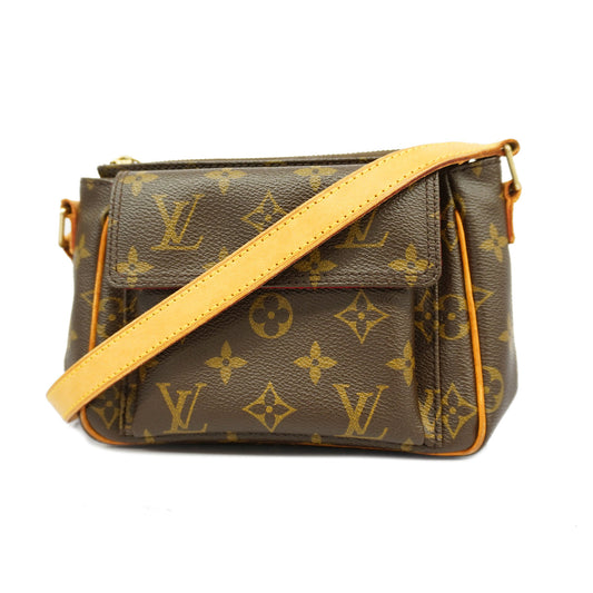 Louis Vuitton Monogram Viva Cite PM Shoulder Bag Brown