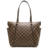 Louis Vuitton Damier Totally PM Ebene Tote Bag Brown