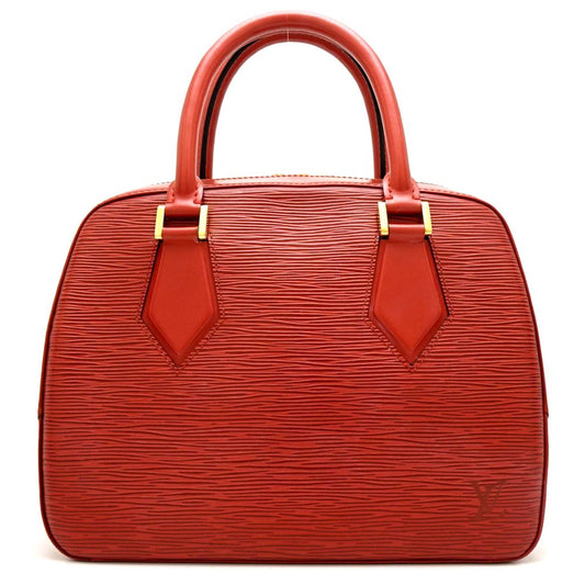 Louis Vuitton Epi Sablon Castilian Red Handbag