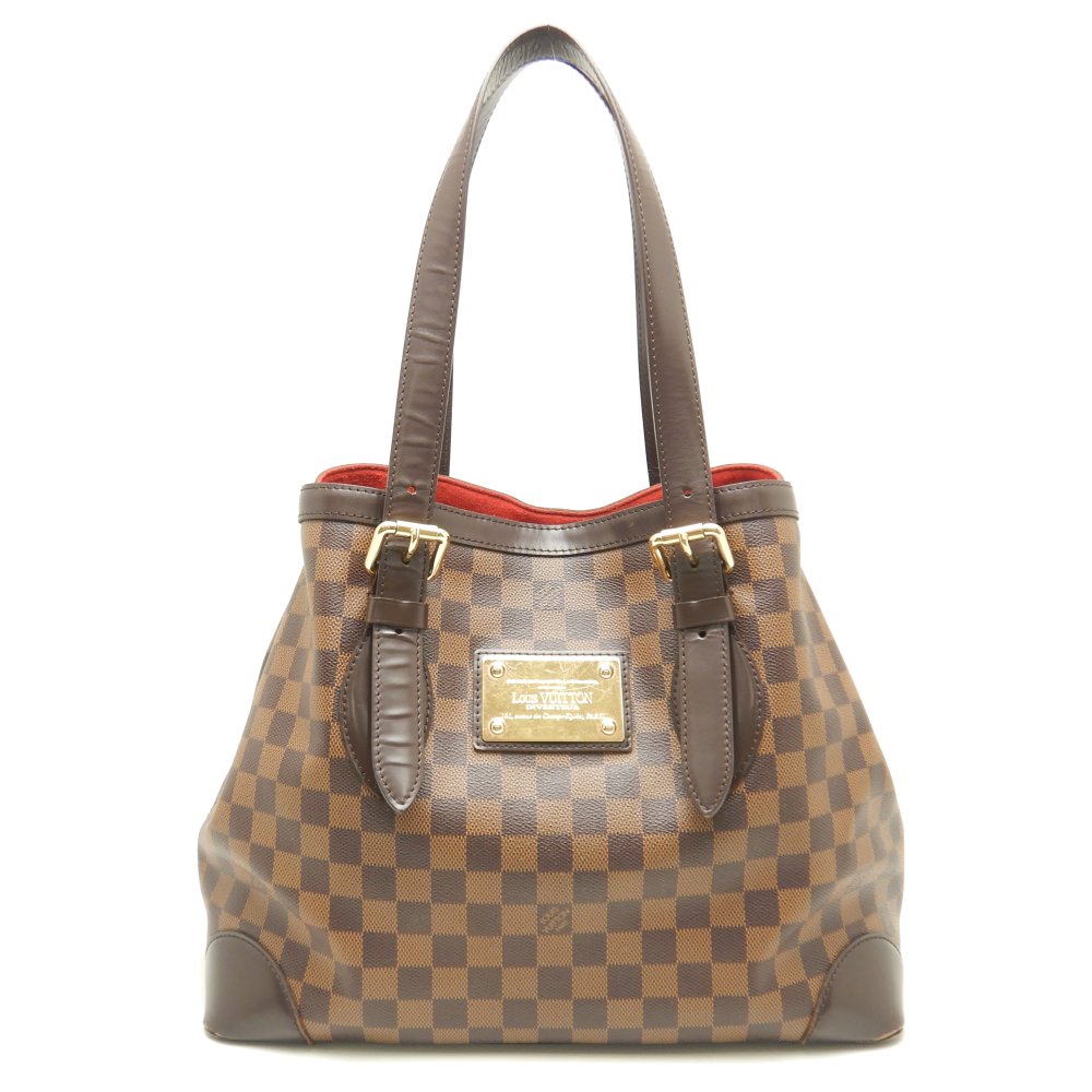 Louis Vuitton Damier Hampstead MM Ebene Shoulder  Brown