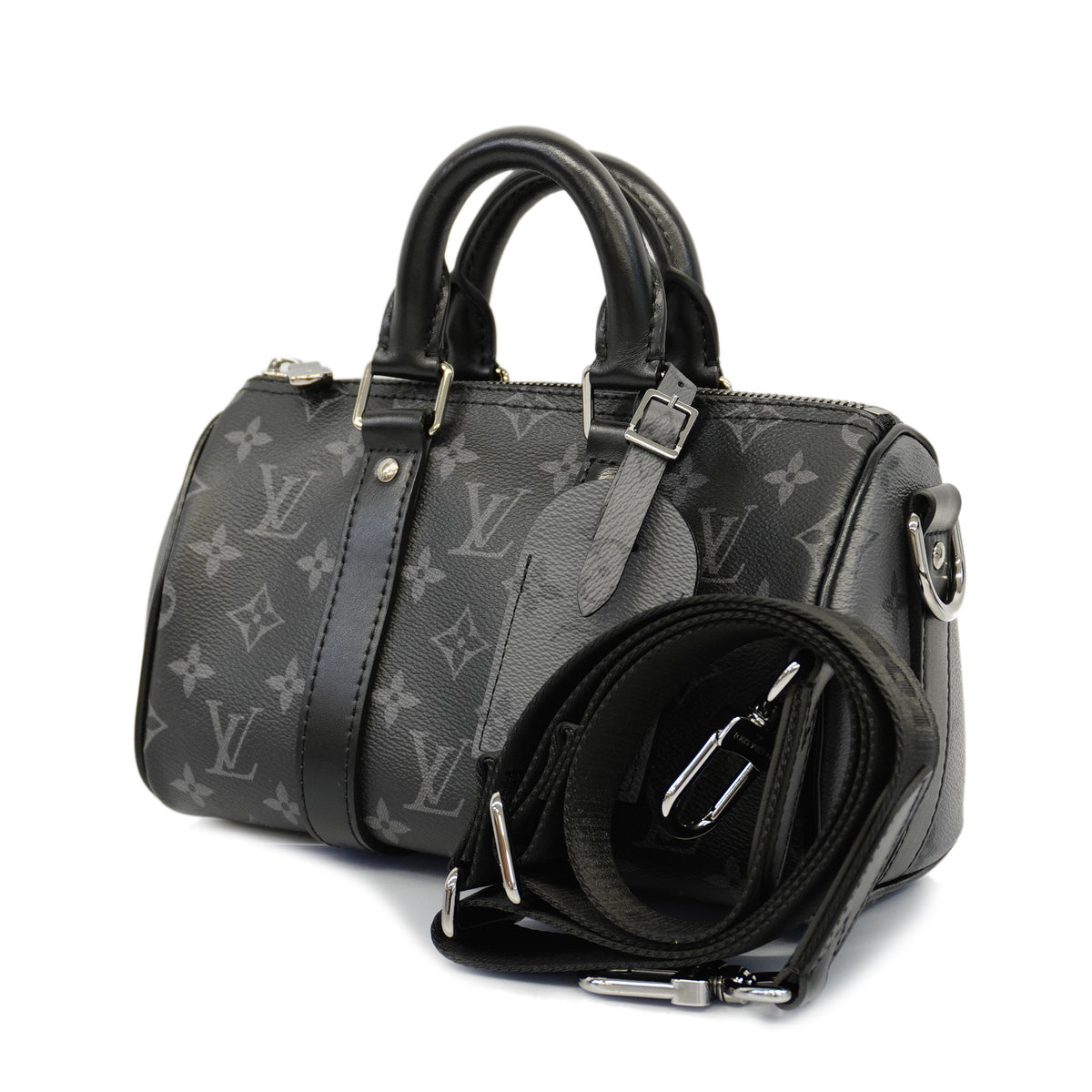 Louis Vuitton 2way Bag Monogram Eclipse Keepall Bandouliere 25