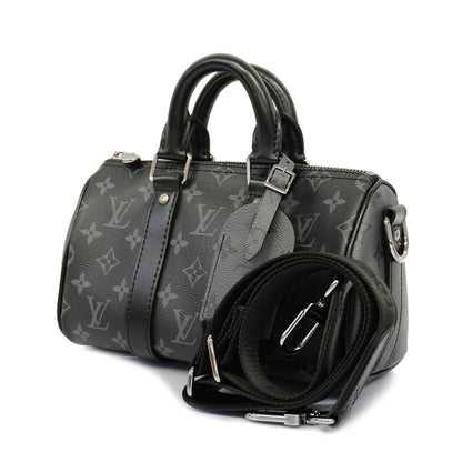 Louis Vuitton 2way Bag Monogram Eclipse Keepall Bandouliere 25