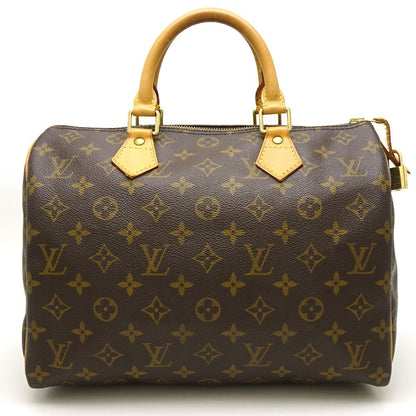 Louis Vuitton Monogram Speedy 30 Brown Boston Bag