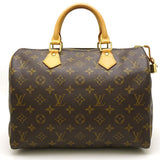 Louis Vuitton Monogram Speedy 30 Brown Boston Bag