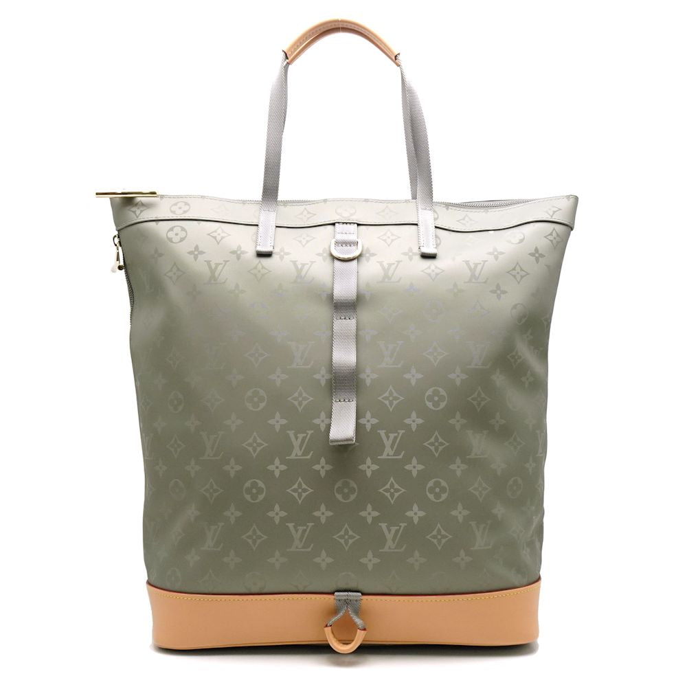 Louis Vuitton  Monogram Titanium Zipped Tote Bag Backpack