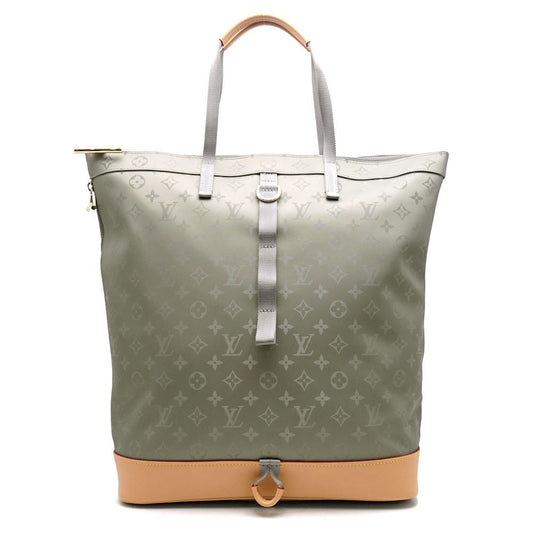 Louis Vuitton  Monogram Titanium Zipped Tote Bag Backpack