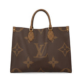Louis Vuitton On The Go MM Bag Dark Brown