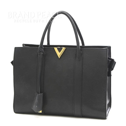 Louis Vuitton Monogram Very Tote MM Shoulder Bag Noir Black