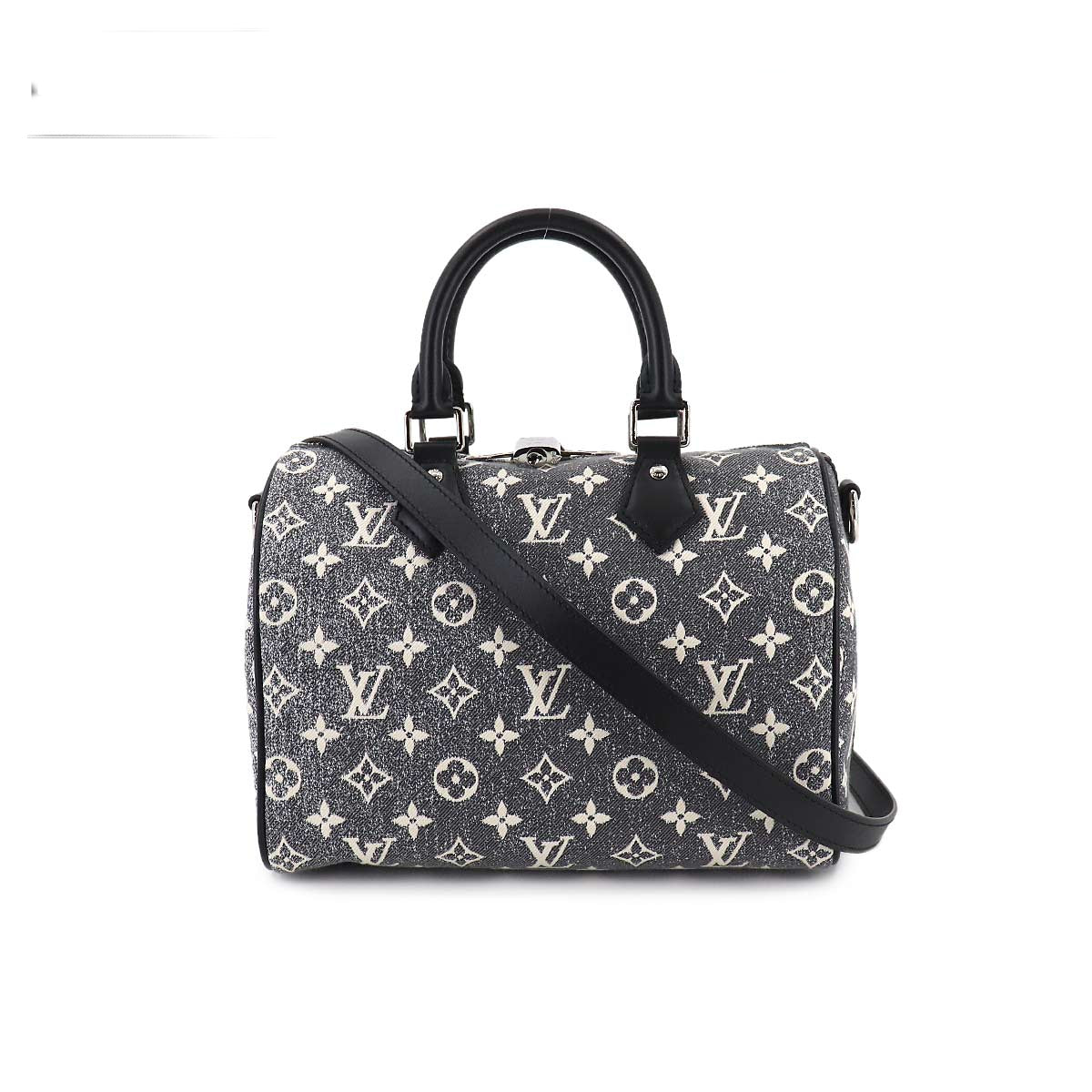 Louis Vuitton Jacquard Denim Speedy Bandouliere 25 Shoulder Bag