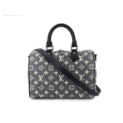 Louis Vuitton Jacquard Denim Speedy Bandouliere 25 Shoulder Bag