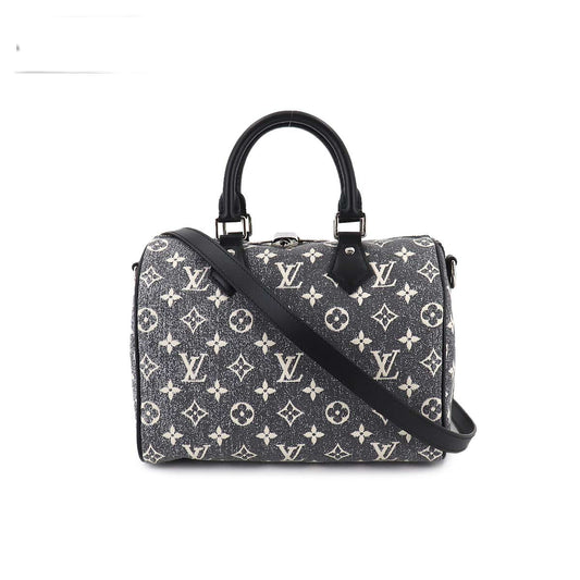 Louis Vuitton Jacquard Denim Speedy Bandouliere 25 Shoulder Bag