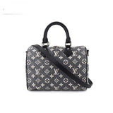 Louis Vuitton Jacquard Denim Speedy Bandouliere 25 Shoulder Bag