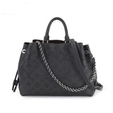 Louis Vuitton Mahina Bell Shoulder Bag Leather Noir Black