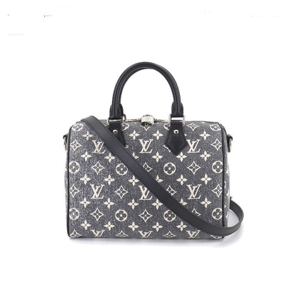 Louis Vuitton Jacquard Denim Speedy Bandouliere 25 Shoulder Bag