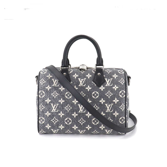 Louis Vuitton Jacquard Denim Speedy Bandouliere 25 Shoulder Bag