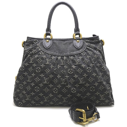 Louis Vuitton Monogram Denim Neo Cabby GM Noir Black