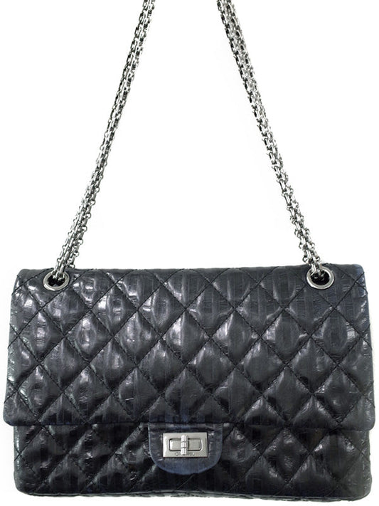 Chanel Matelasse Chain Shoulder Bag Black Leather