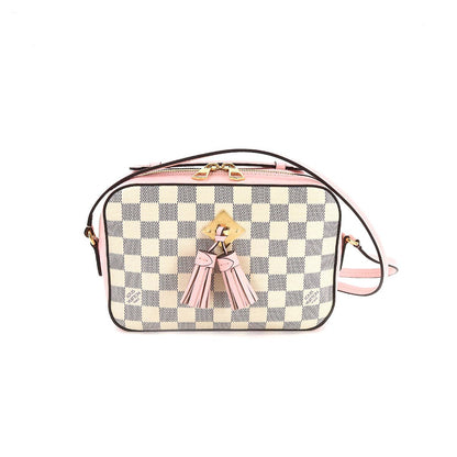 Louis Vuitton Damier Azur Saintonge Shoulder Bag Audrose White
