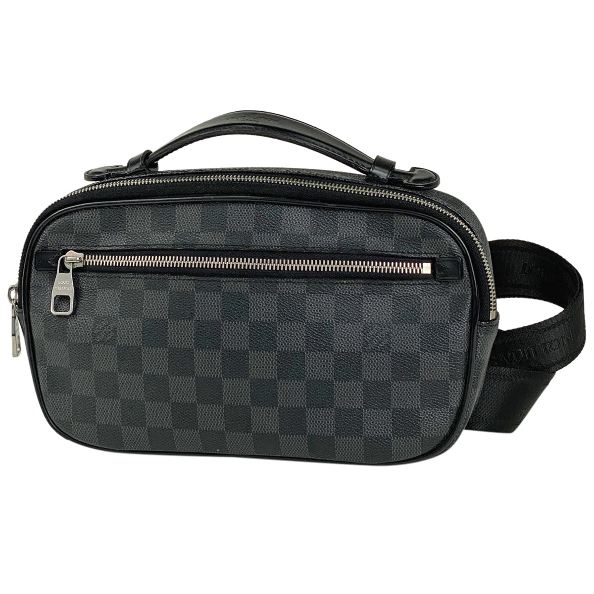 Louis Vuitton Ambrel Waist Bag Body Bag Damier Graphite Black