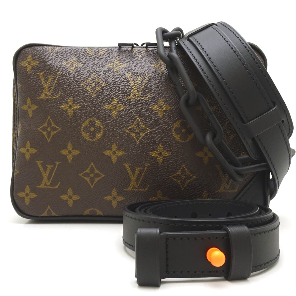 Louis Vuitton Monogram Front Bag Noir Diagonal Body Bag