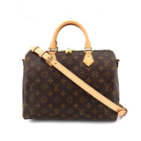 Louis Vuitton Monogram Speedy Bandouliere 30 2way Hand Shoulder Bag Brown