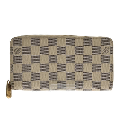 Louis Vuitton Zippy Wallet Long Wallet Azure Damier Canvas