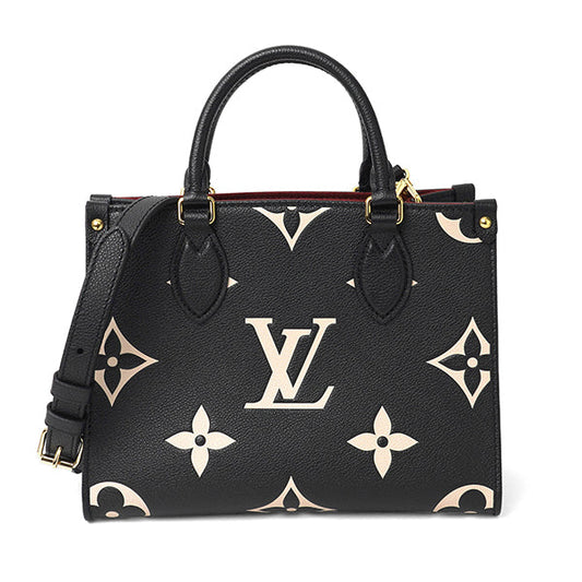 Louis Vuitton OnTheGo PM Monogram Emplant Mini Black Noir