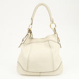 PRADA Logo Shoulder Bag Hand Bag Ivory