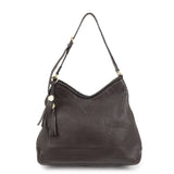GUCCI Logo Leather Shoulder Bag Tote Bag Brown 336659