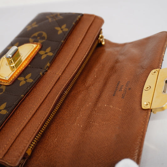 Louis Vuitton Bifold Long Wallet Monogram Etoile Portefeuille Sarah