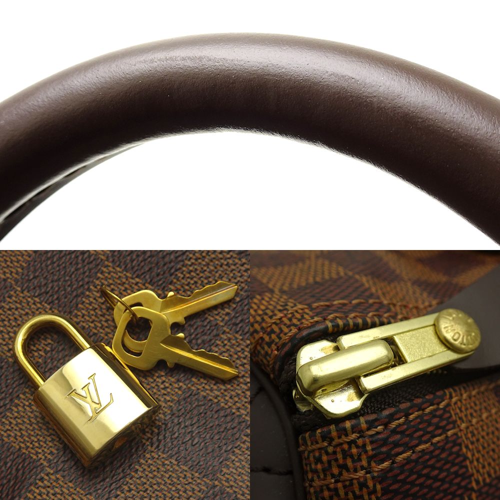 Louis Vuitton Damier Speedy 30 Handbag Ebene
