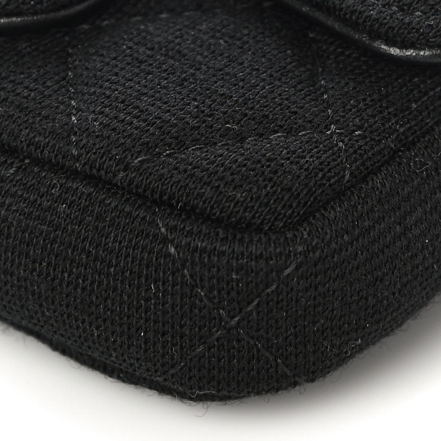 Chanel Jersey Quilted Belt Bag Black