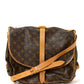 Louis Vuitton Monogram Saumur 35 Double Saddle Messenger Bag