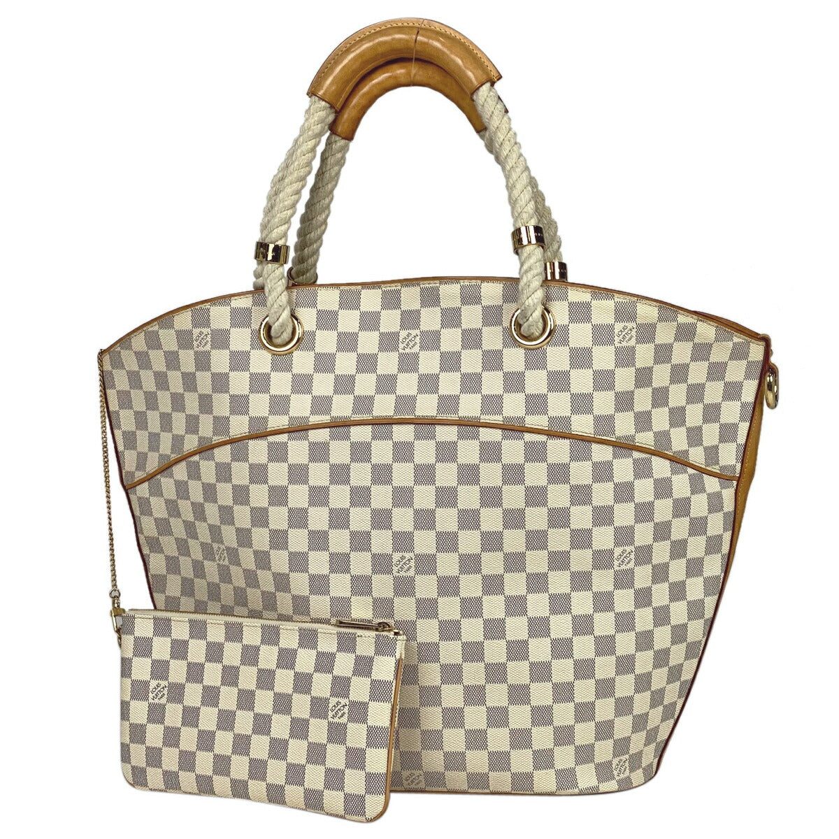 Louis Vuitton Damier Azur Pumpron GM Shoulder Bag