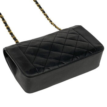 Chanel Diana Matelasse Single Flap Leather Chain Shoulder Bag