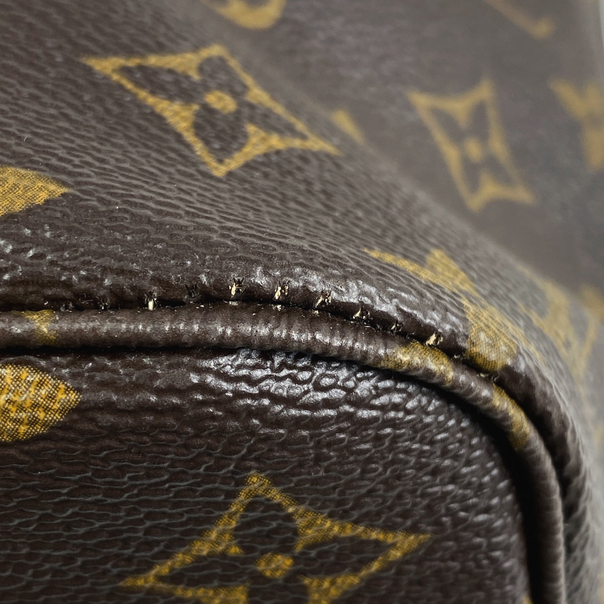 Louis Vuitton Neverfull PM Shopping Tote Bag Monogram Brown