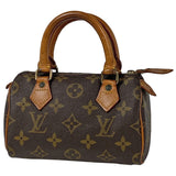 Louis Vuitton Mini Speedy Shopping Monogram Handbag