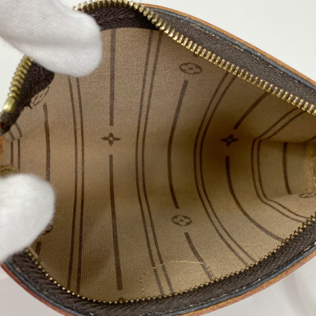 Louis Vuitton Pochette Delightful Monogram Makeup Cosmetic Bag