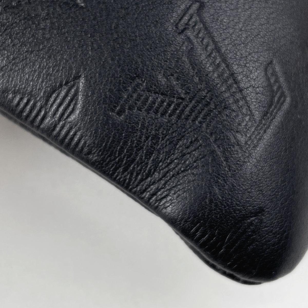 Louis Vuitton Pochette Discovery Monogram Shadow Clutch Bag Black