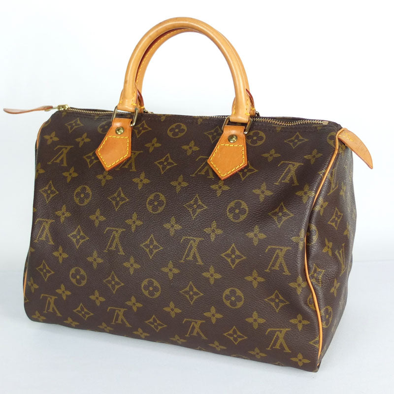 Louis Vuitton Speedy 30 Handbag Monogram Canvas