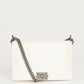 Chanel White Large  Boy Bag With Ruthenium Hardware