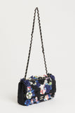 Chanel Navy Satin  Paris/Dubai Flap Bag