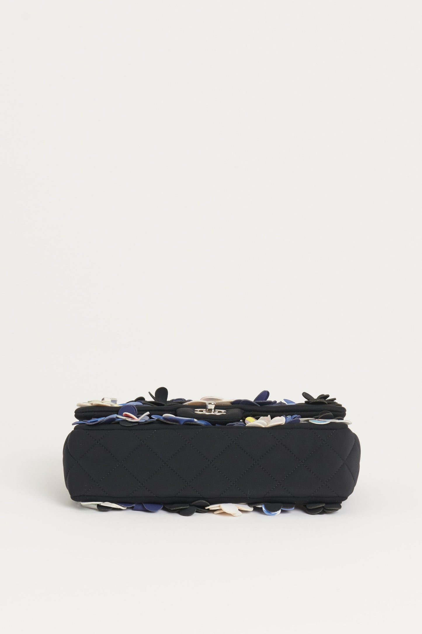 Chanel Navy Satin  Paris/Dubai Flap Bag