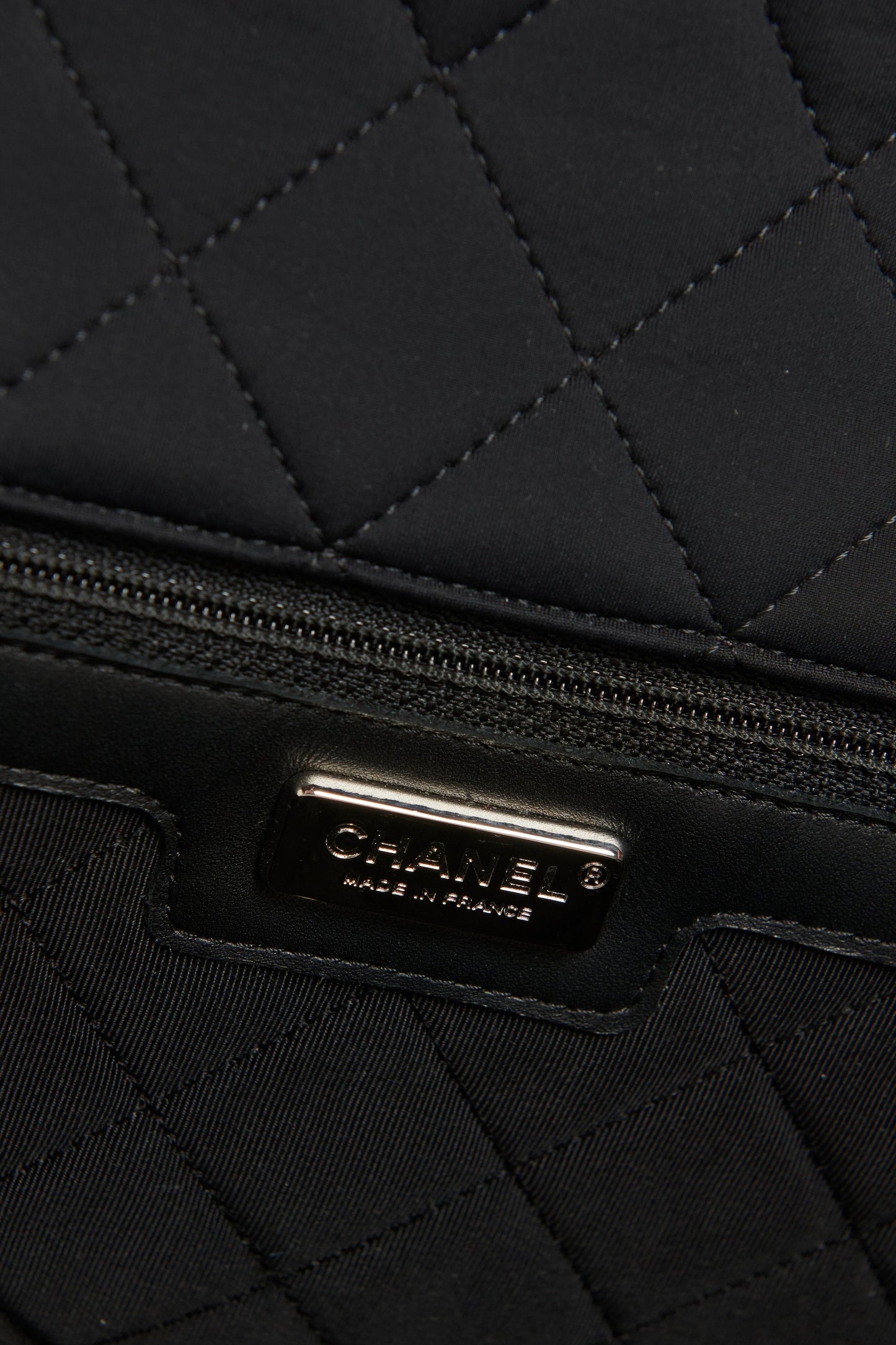 Chanel Navy Satin  Paris/Dubai Flap Bag