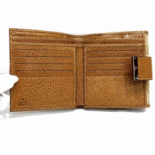 Gucci GG Line Canvas Wallet
