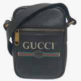 Gucci Webbing Calf Leather Shoulder Bag
