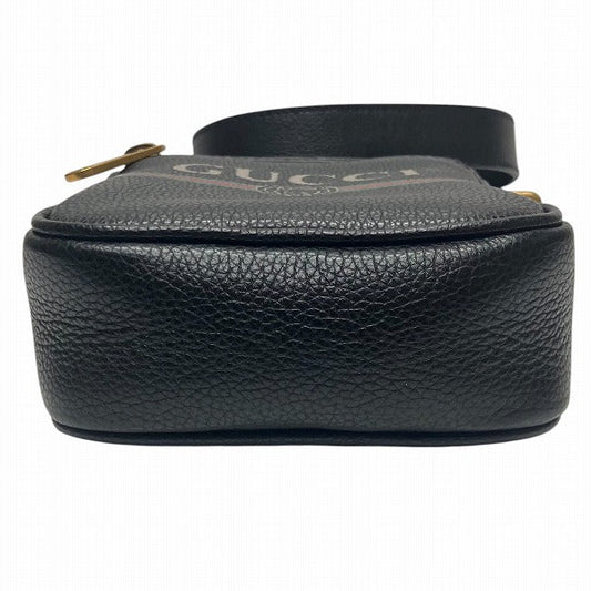 Gucci Webbing Calf Leather Shoulder Bag