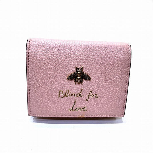Gucci Animalié Bee Leather Wallet